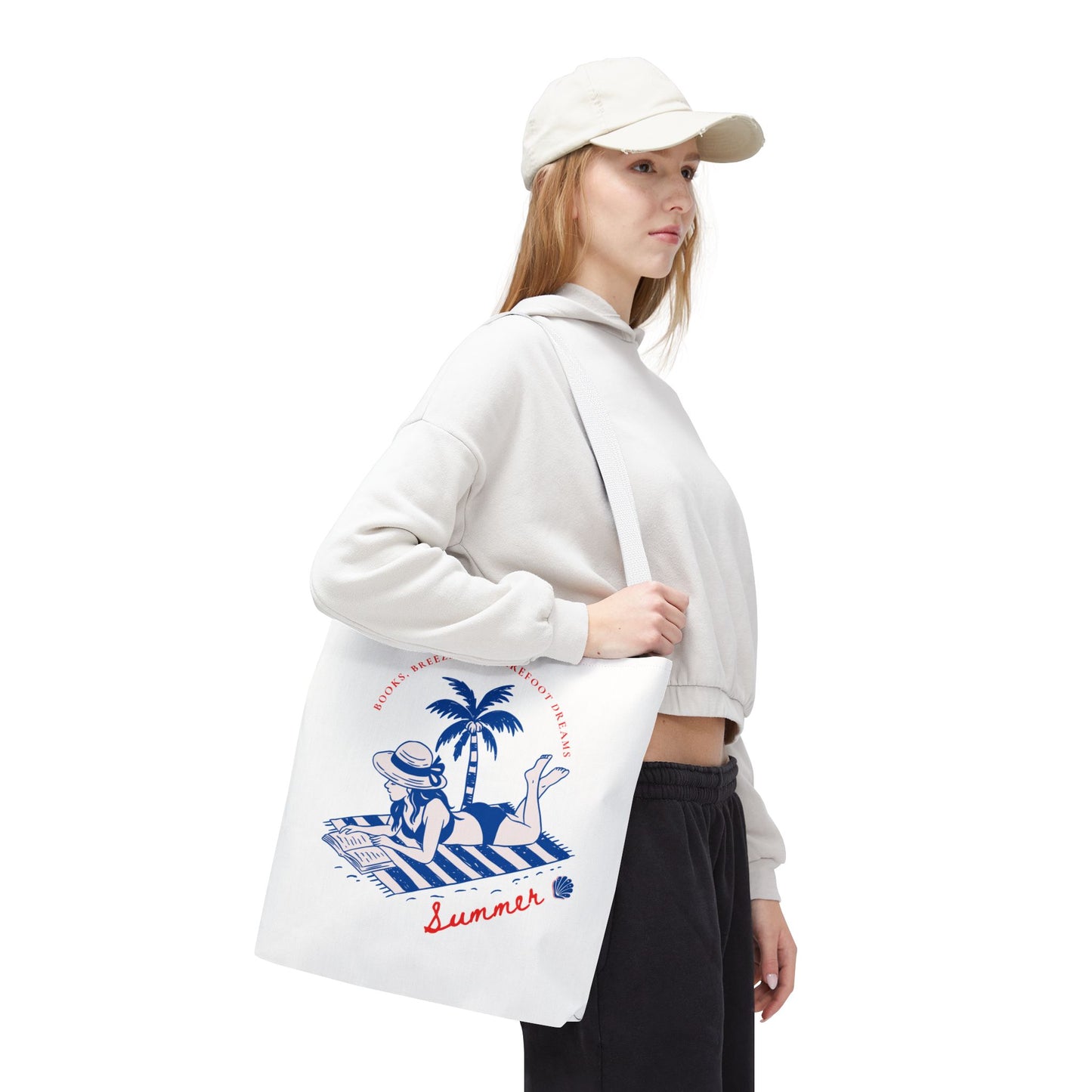 Summer Vibes Tote Bag – Eco-Friendly Vacation & Travel Essential