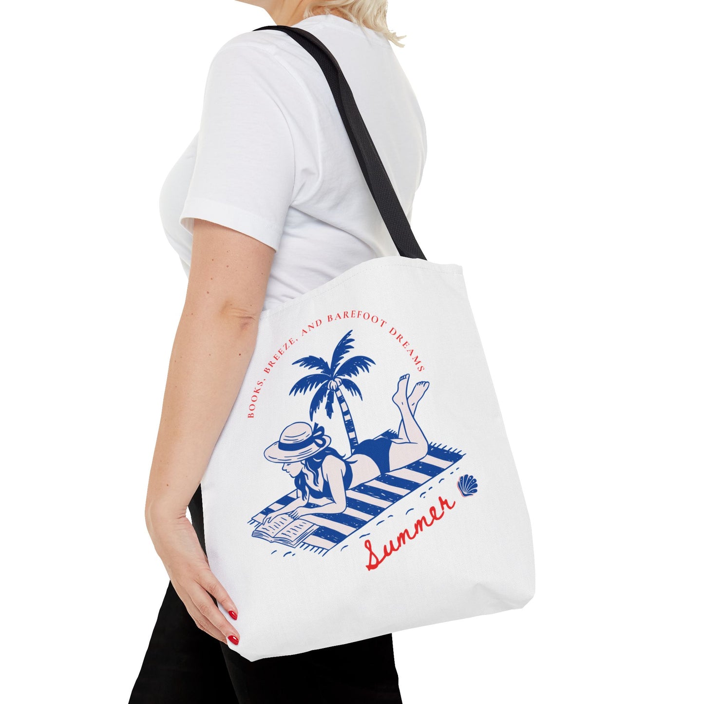 Summer Vibes Tote Bag – Eco-Friendly Vacation & Travel Essential