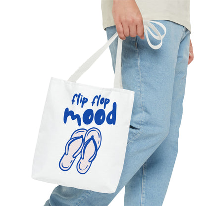 Fun Flip Flop Mood Tote Bag – Beach Days & Summer Vacation Gift