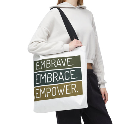 Empowerment Tote Bag – Inspirational & Eco-Friendly Shopping Bag, Stylish Gift for Her