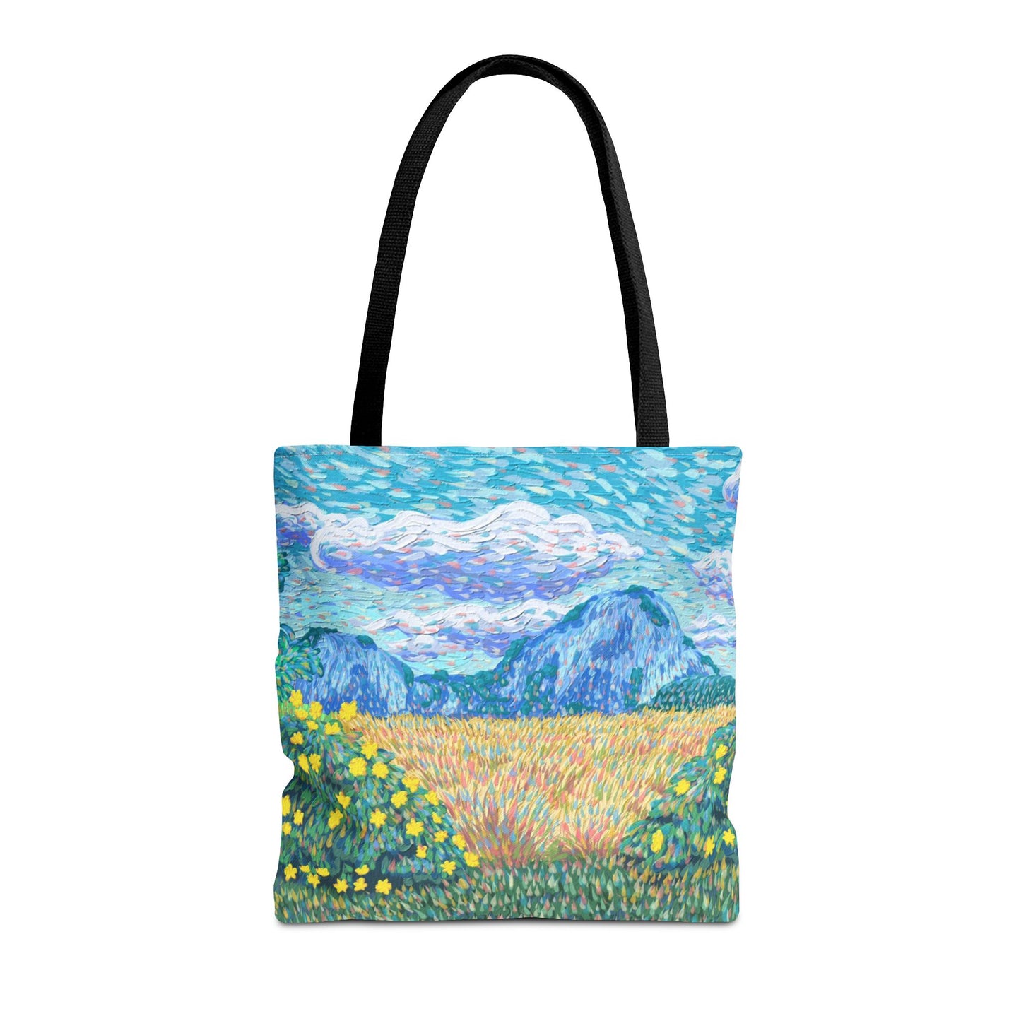 Nature-Inspired Tote Bag – Floral Canvas Shopper, Eco-Friendly Carryall, Unique Gift for Art Lovers, Birthdays & Mother’s Day
