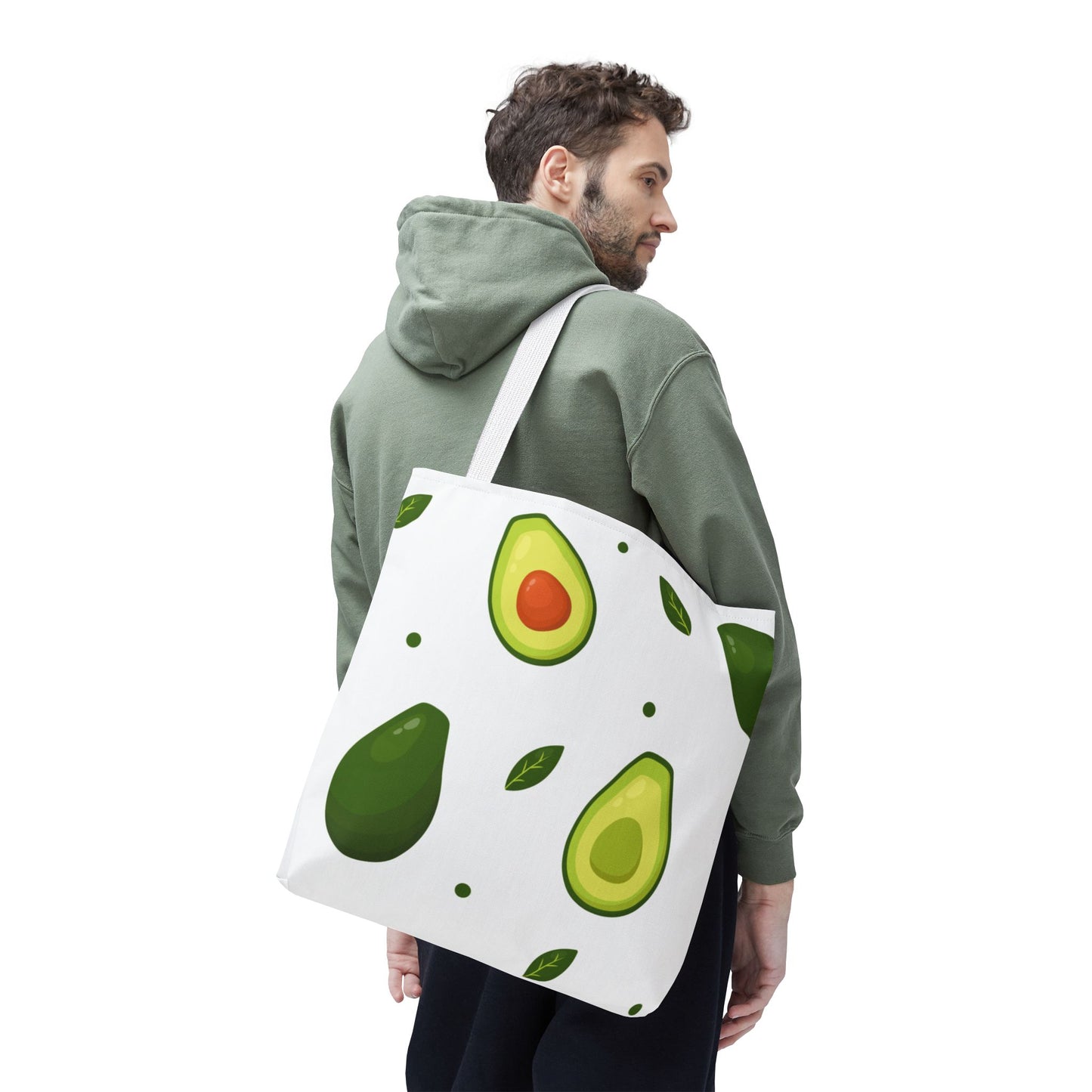 Avocado Pattern Tote Bag – Eco-Friendly Reusable Shopper