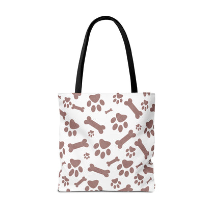 Cute Dog Tote Bag – Pet Lover Gift, Animal Print Canvas Shopping Bag, Eco-Friendly Carryall for Dog Owners & Everyday Use