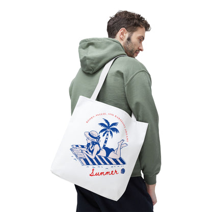 Summer Vibes Tote Bag – Eco-Friendly Vacation & Travel Essential