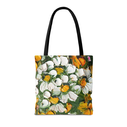 Nature-Inspired Tote Bag – Floral Canvas Shopper, Eco-Friendly Carryall, Unique Gift for Art Lovers, Birthdays & Mother’s Day