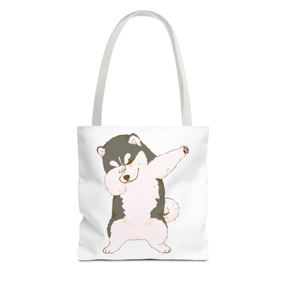 Cute Dog Tote Bag – Pet Lover Gift, Animal Print Canvas Shopping Bag, Eco-Friendly Carryall for Dog Owners & Everyday Use