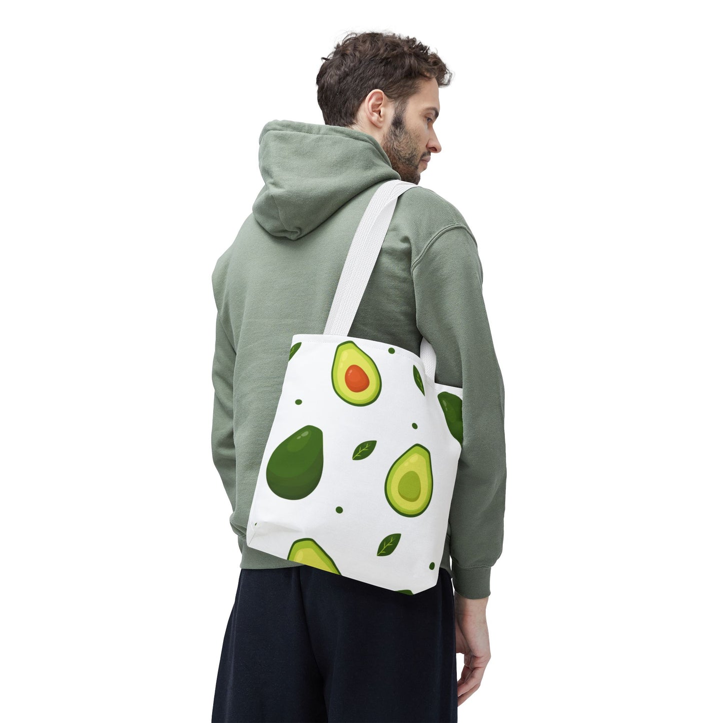 Avocado Pattern Tote Bag – Eco-Friendly Reusable Shopper