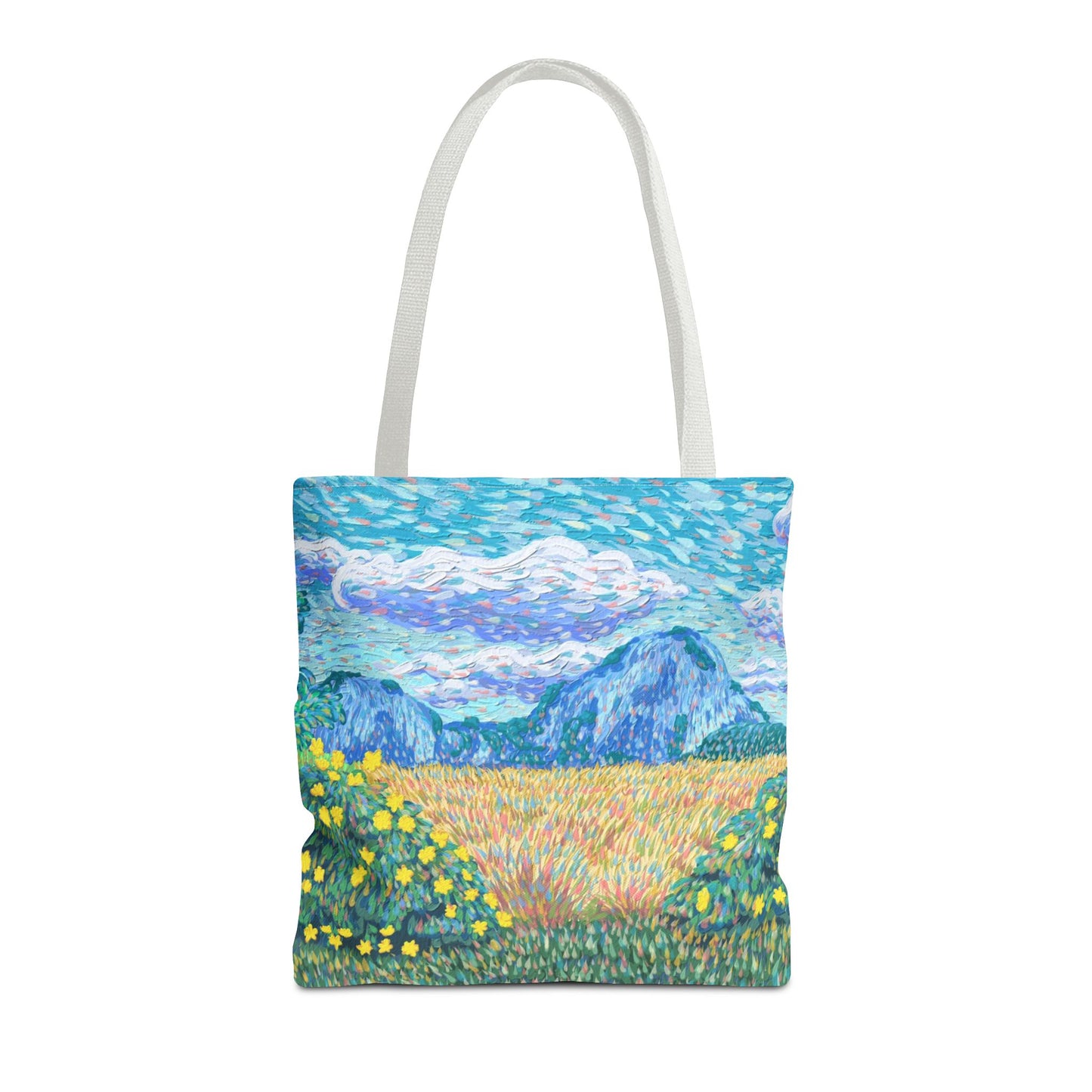 Nature-Inspired Tote Bag – Floral Canvas Shopper, Eco-Friendly Carryall, Unique Gift for Art Lovers, Birthdays & Mother’s Day