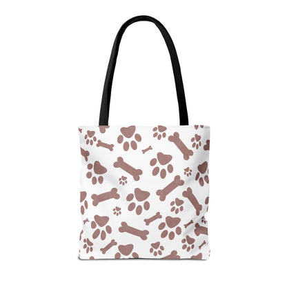 Cute Dog Tote Bag – Pet Lover Gift, Animal Print Canvas Shopping Bag, Eco-Friendly Carryall for Dog Owners & Everyday Use