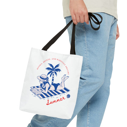 Summer Vibes Tote Bag – Eco-Friendly Vacation & Travel Essential