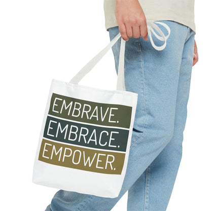 Empowerment Tote Bag – Inspirational & Eco-Friendly Shopping Bag, Stylish Gift for Her