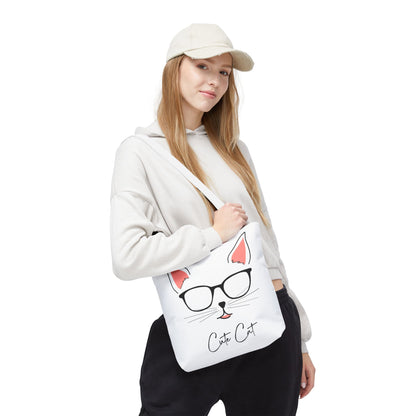 Cute Cat Tote Bag – Eco-Friendly Gift for Cat Lovers