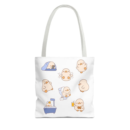 Cute Cartoon Chick Tote Bag – Eco-Friendly Animal Lover Gift