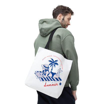 Summer Vibes Tote Bag – Eco-Friendly Vacation & Travel Essential