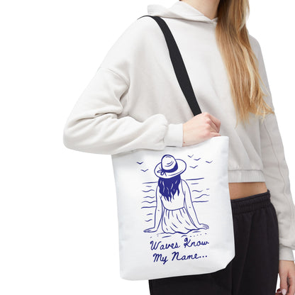 Beach Vibes Tote Bag – Summer Travel, Grocery & Gift Bag
