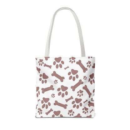 Cute Dog Tote Bag – Pet Lover Gift, Animal Print Canvas Shopping Bag, Eco-Friendly Carryall for Dog Owners & Everyday Use