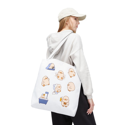 Cute Cartoon Chick Tote Bag – Eco-Friendly Animal Lover Gift