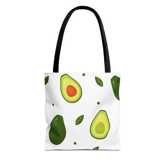 Avocado Pattern Tote Bag – Eco-Friendly Reusable Shopper