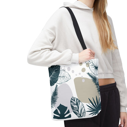 Chic Botanical Tote Bag – Floral Eco-Friendly Everyday Carryall