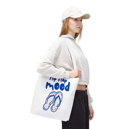 Fun Flip Flop Mood Tote Bag – Beach Days & Summer Vacation Gift