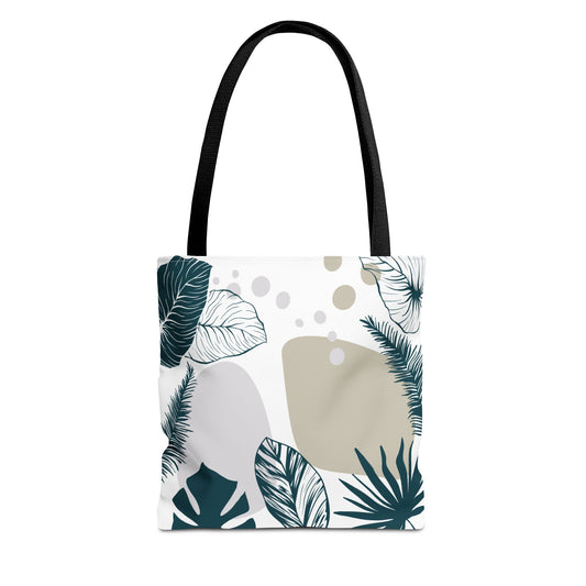 Chic Botanical Tote Bag – Floral Eco-Friendly Everyday Carryall
