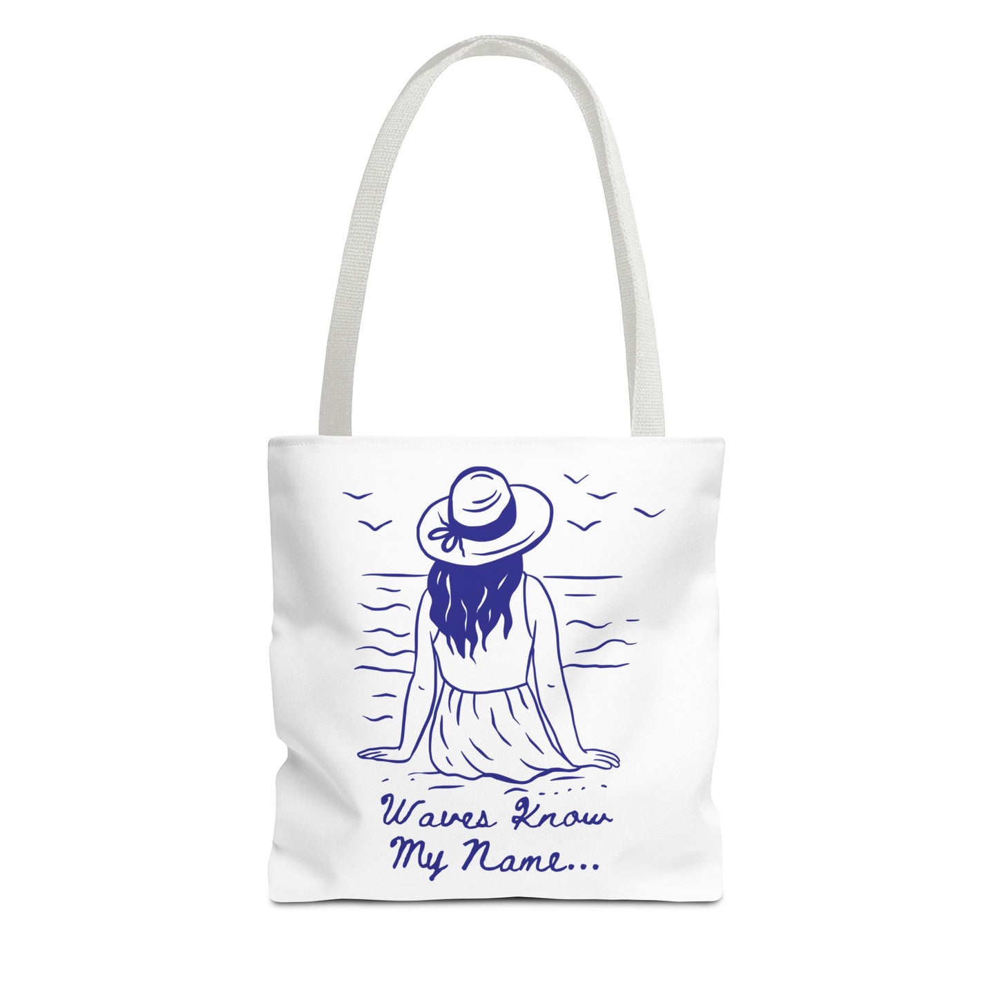 Beach Vibes Tote Bag – Summer Travel, Grocery & Gift Bag