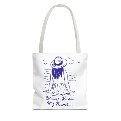 Beach Vibes Tote Bag – Summer Travel, Grocery & Gift Bag