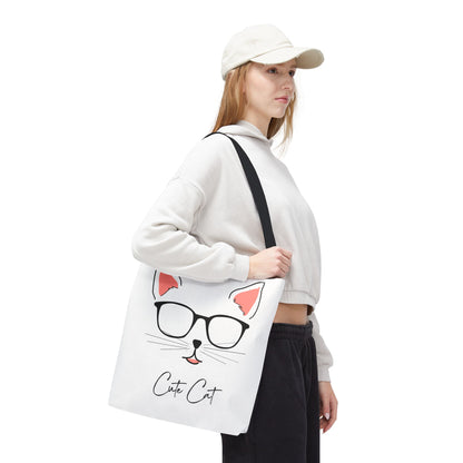 Cute Cat Tote Bag – Eco-Friendly Gift for Cat Lovers