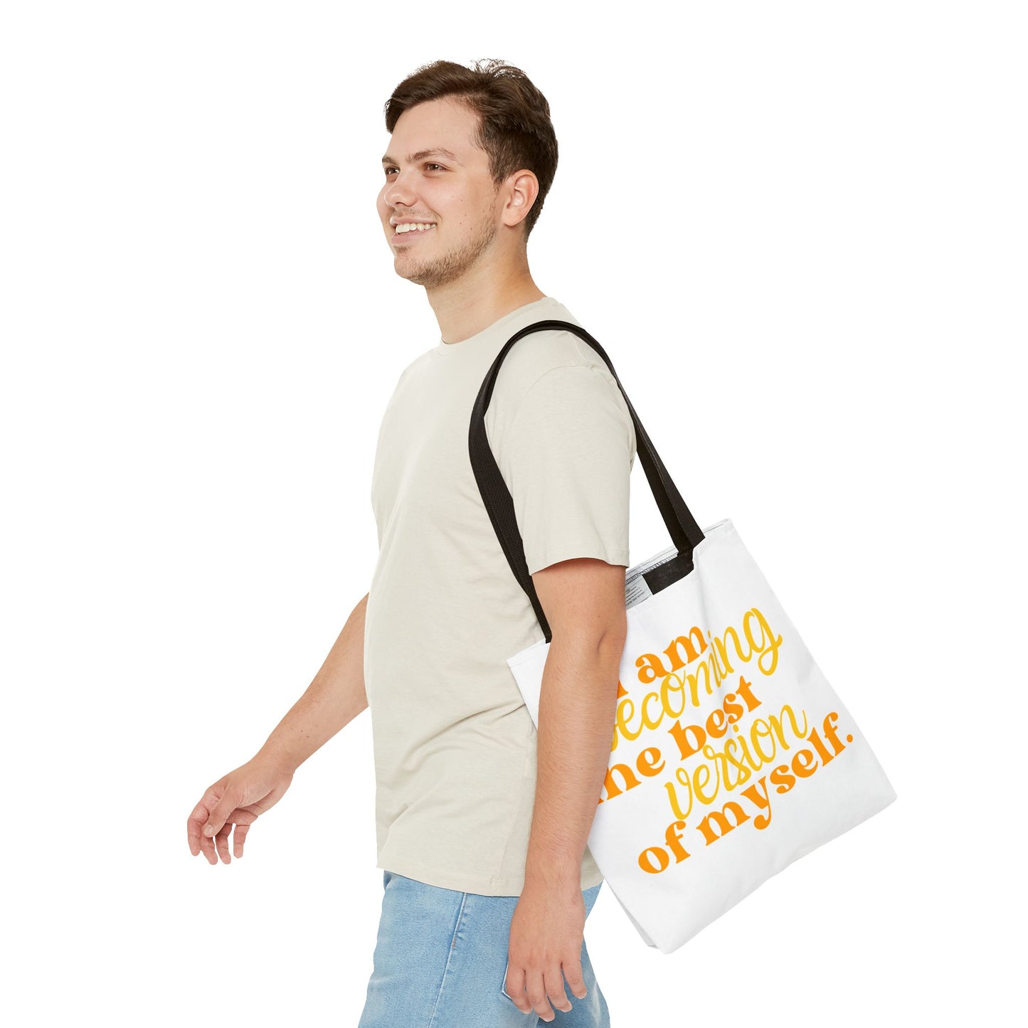 Motivational Tote Bag – Eco-Friendly Shopper & Gift Idea