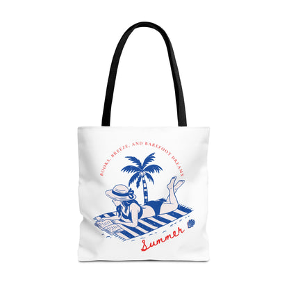 Summer Vibes Tote Bag – Eco-Friendly Vacation & Travel Essential