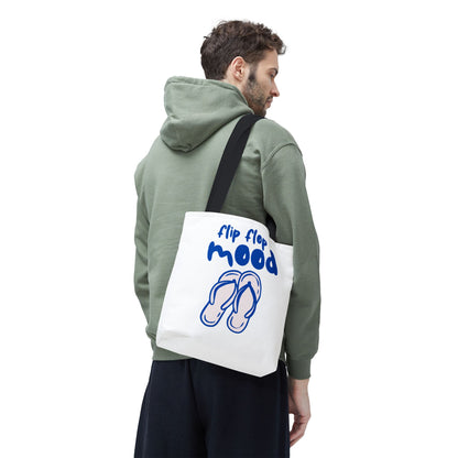 Fun Flip Flop Mood Tote Bag – Beach Days & Summer Vacation Gift