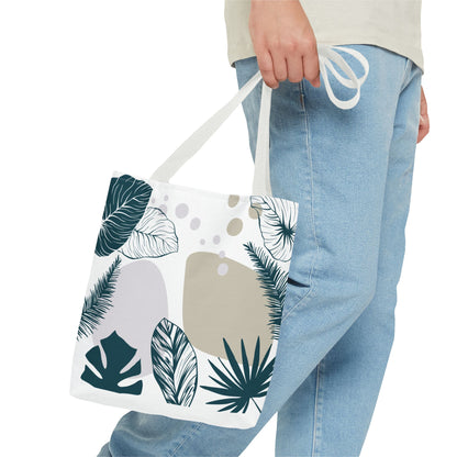 Chic Botanical Tote Bag – Floral Eco-Friendly Everyday Carryall