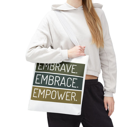 Empowerment Tote Bag – Inspirational & Eco-Friendly Shopping Bag, Stylish Gift for Her
