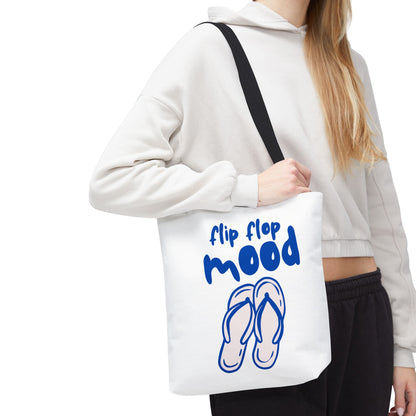 Fun Flip Flop Mood Tote Bag – Beach Days & Summer Vacation Gift