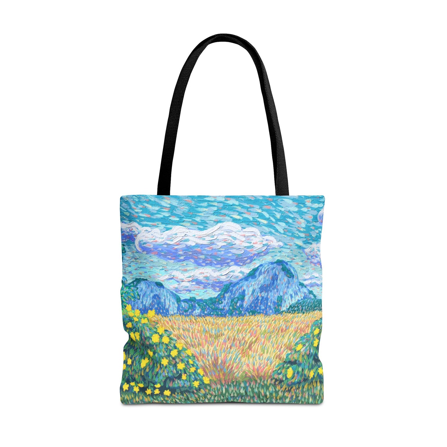 Nature-Inspired Tote Bag – Floral Canvas Shopper, Eco-Friendly Carryall, Unique Gift for Art Lovers, Birthdays & Mother’s Day