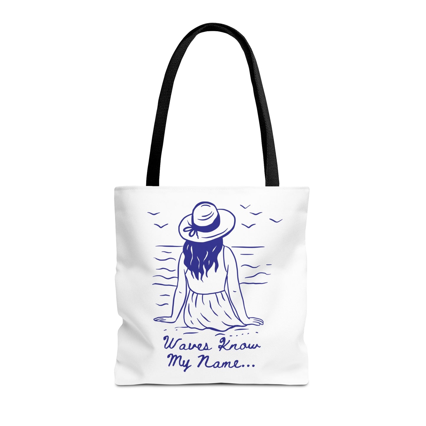 Beach Vibes Tote Bag – Summer Travel, Grocery & Gift Bag