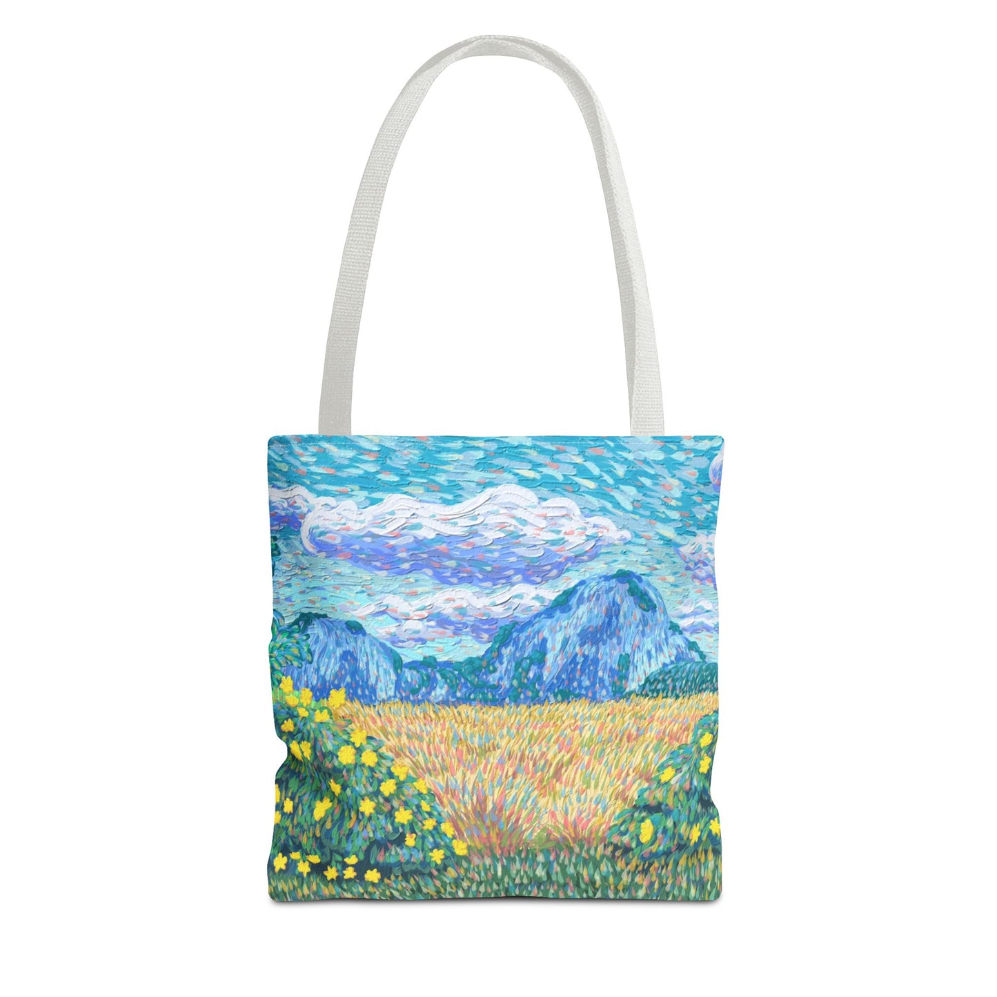 Nature-Inspired Tote Bag – Floral Canvas Shopper, Eco-Friendly Carryall, Unique Gift for Art Lovers, Birthdays & Mother’s Day