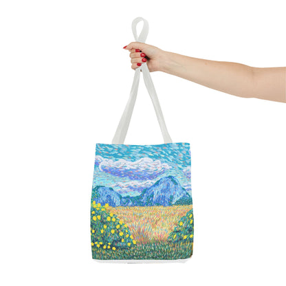 Nature-Inspired Tote Bag – Floral Canvas Shopper, Eco-Friendly Carryall, Unique Gift for Art Lovers, Birthdays & Mother’s Day