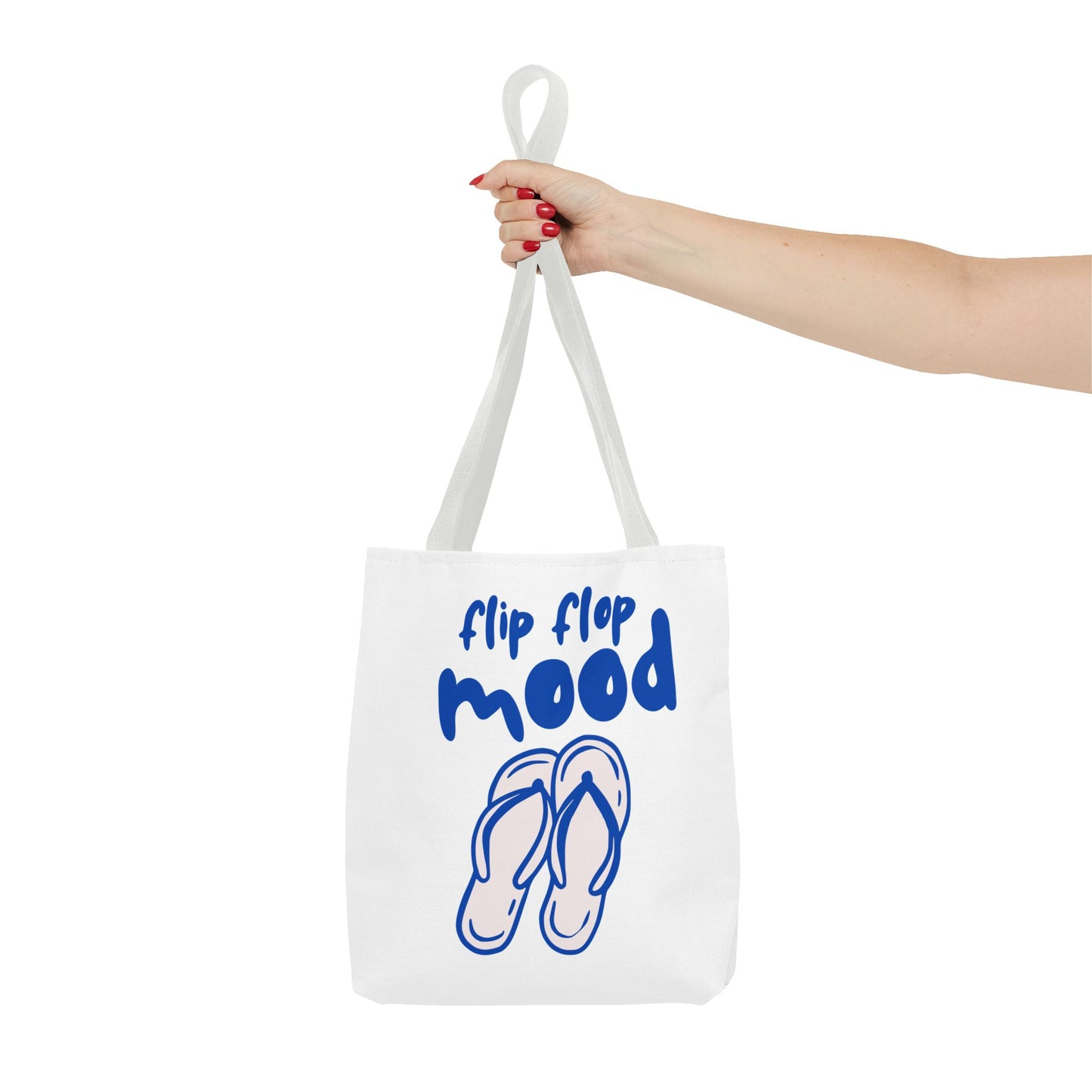 Fun Flip Flop Mood Tote Bag – Beach Days & Summer Vacation Gift