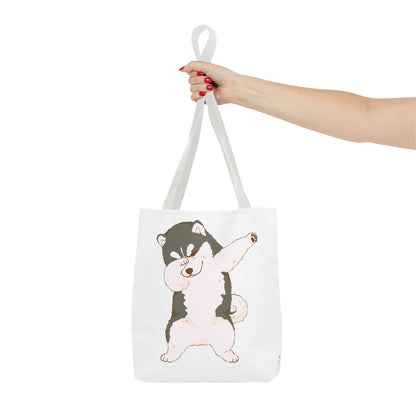 Cute Dog Tote Bag – Pet Lover Gift, Animal Print Canvas Shopping Bag, Eco-Friendly Carryall for Dog Owners & Everyday Use