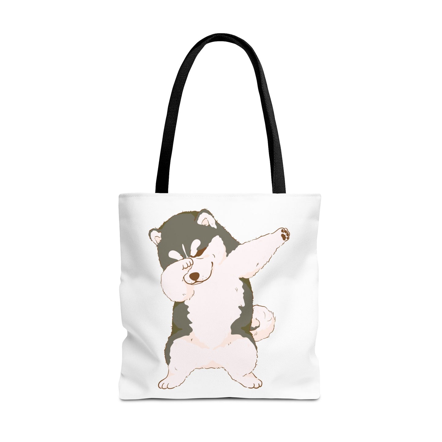 Cute Dog Tote Bag – Pet Lover Gift, Animal Print Canvas Shopping Bag, Eco-Friendly Carryall for Dog Owners & Everyday Use