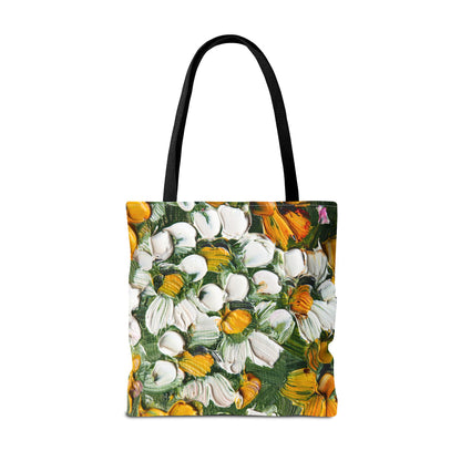 Nature-Inspired Tote Bag – Floral Canvas Shopper, Eco-Friendly Carryall, Unique Gift for Art Lovers, Birthdays & Mother’s Day