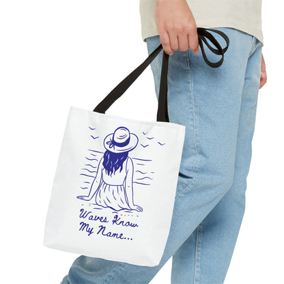 Beach Vibes Tote Bag – Summer Travel, Grocery & Gift Bag