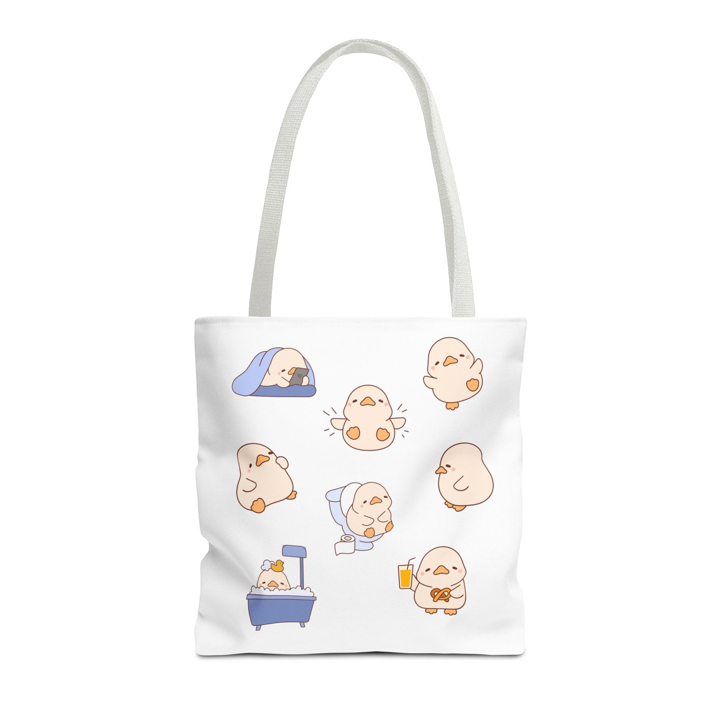 Cute Cartoon Chick Tote Bag – Eco-Friendly Animal Lover Gift