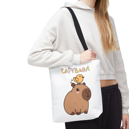 Cute Capybara Tote Bag – Eco-Friendly Gift for Animal Lovers