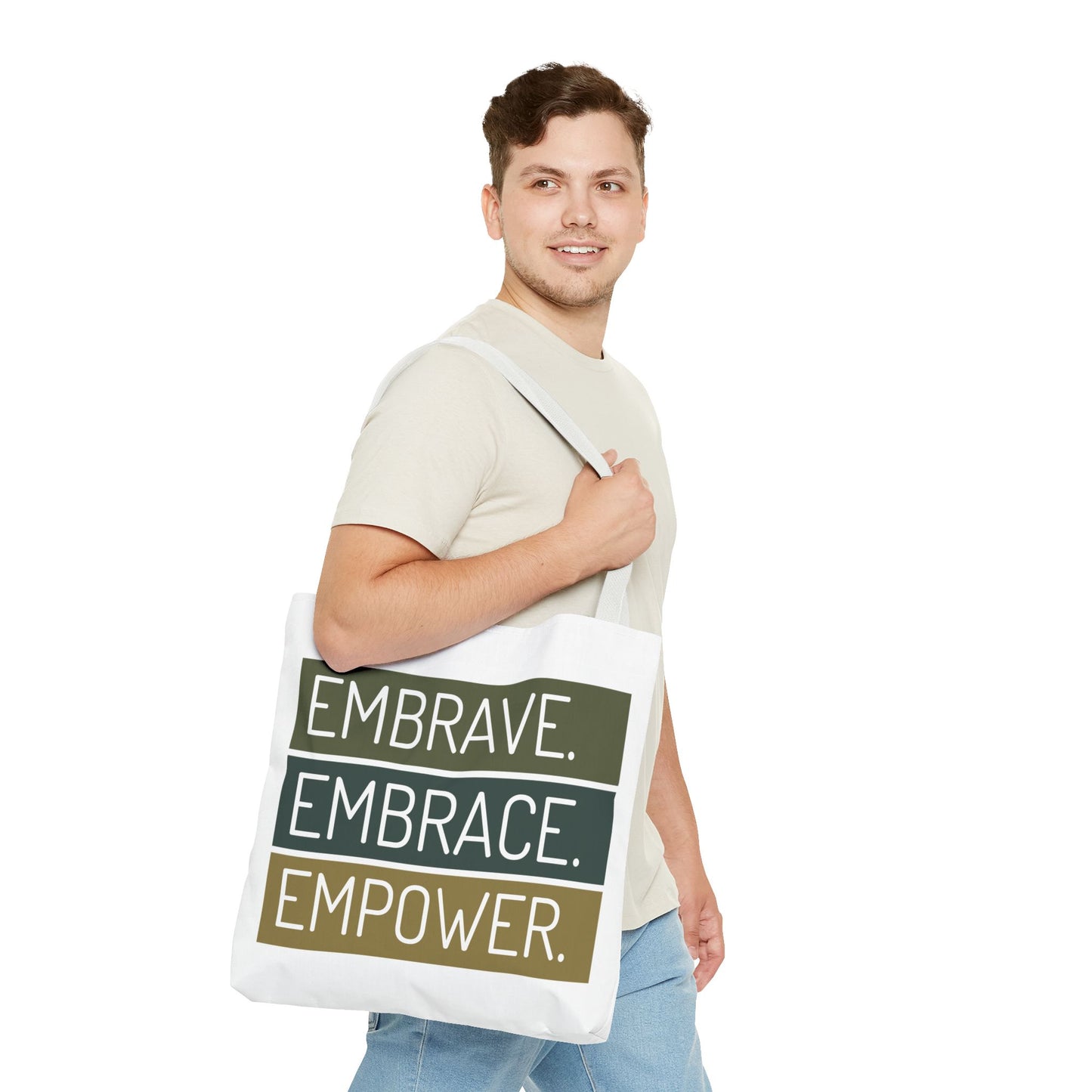 Empowerment Tote Bag – Inspirational & Eco-Friendly Shopping Bag, Stylish Gift for Her
