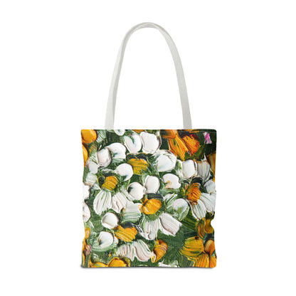 Nature-Inspired Tote Bag – Floral Canvas Shopper, Eco-Friendly Carryall, Unique Gift for Art Lovers, Birthdays & Mother’s Day