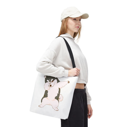Cute Dog Tote Bag – Pet Lover Gift, Animal Print Canvas Shopping Bag, Eco-Friendly Carryall for Dog Owners & Everyday Use