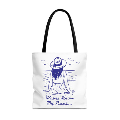 Beach Vibes Tote Bag – Summer Travel, Grocery & Gift Bag