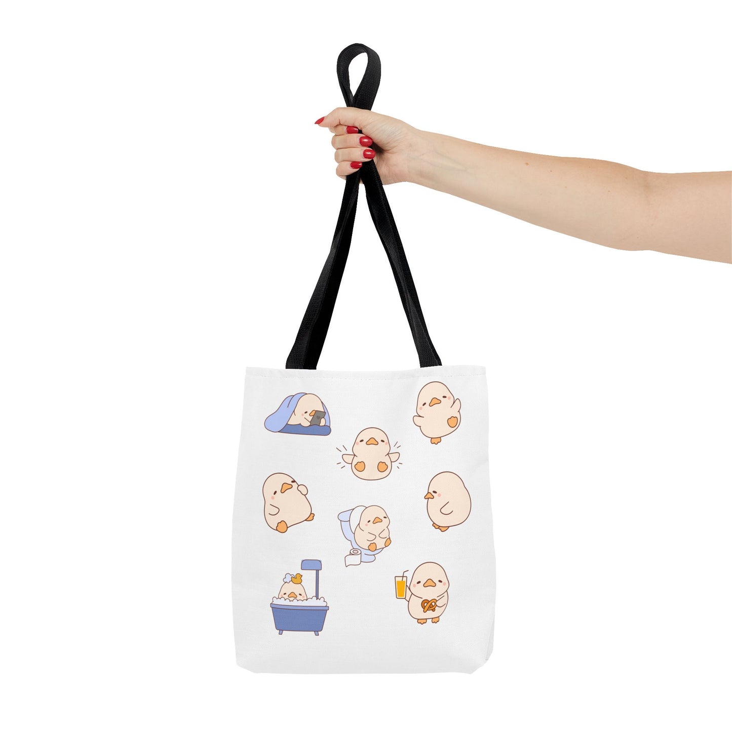 Cute Cartoon Chick Tote Bag – Eco-Friendly Animal Lover Gift